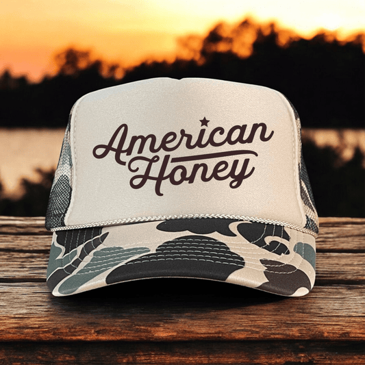 American Honey Summer Country Classic Foam Trucker Hat Trucker Hat