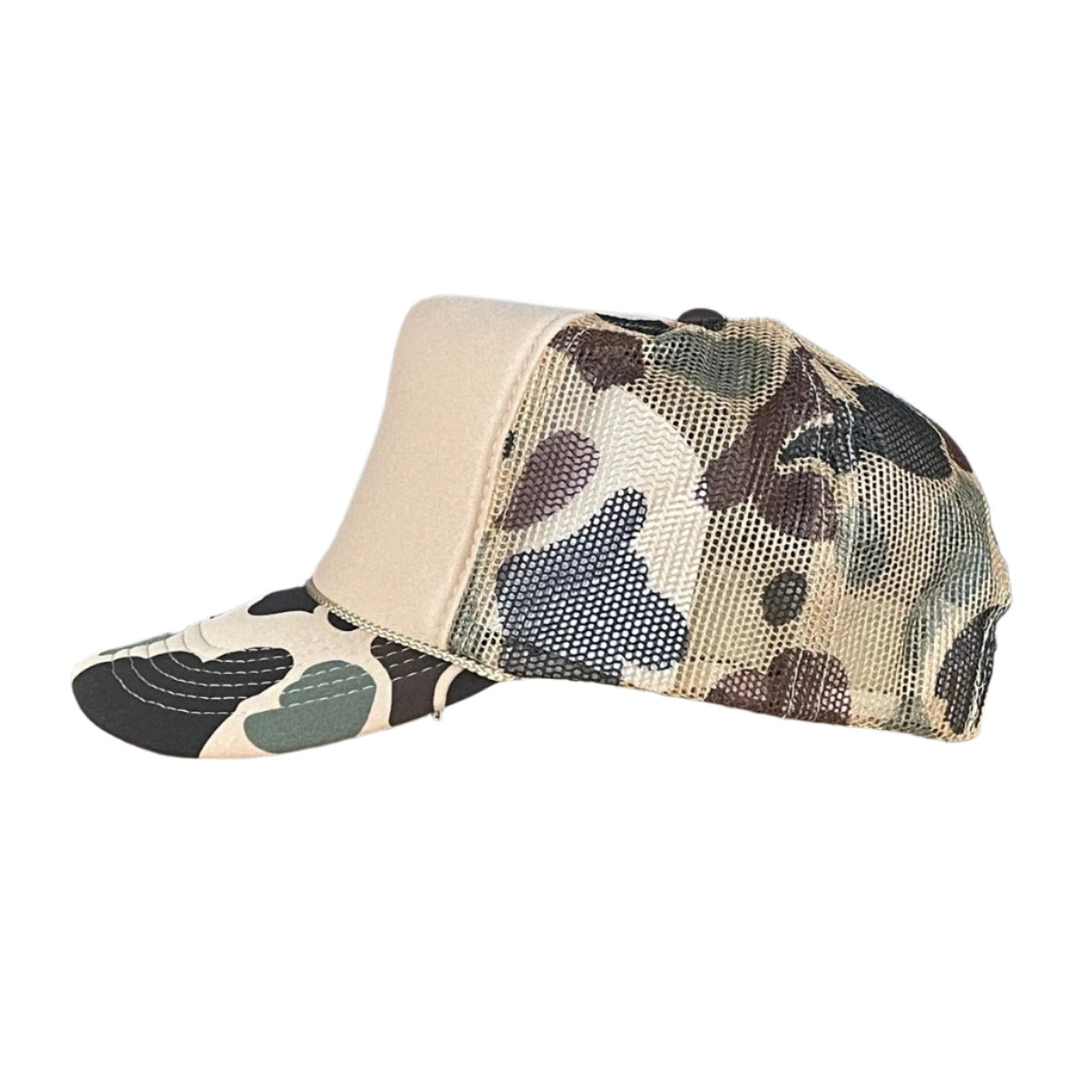 Participation Trophy Wife Funny Classic Foam Trucker Hat Tan/Camo Trucker Hat