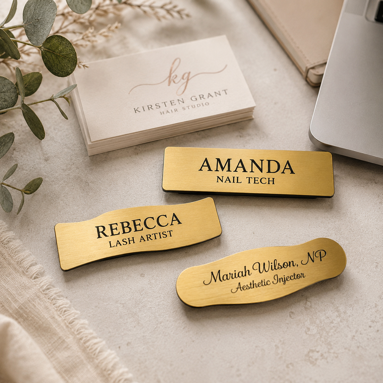 Name Tag Badges - VividEditions