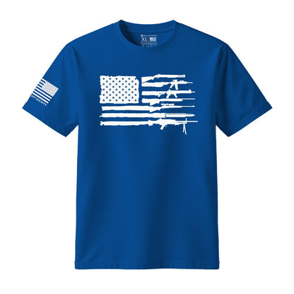 2A American Flag T-Shirt - Hollow Point Society - T-Shirt