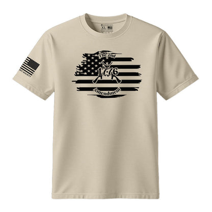 2nd Amendment 1776 American Flag T-Shirt - Hollow Point Society - T-Shirt