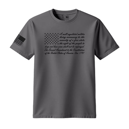 2nd Amendment American Flag T-Shirt - Hollow Point Society - T-Shirt