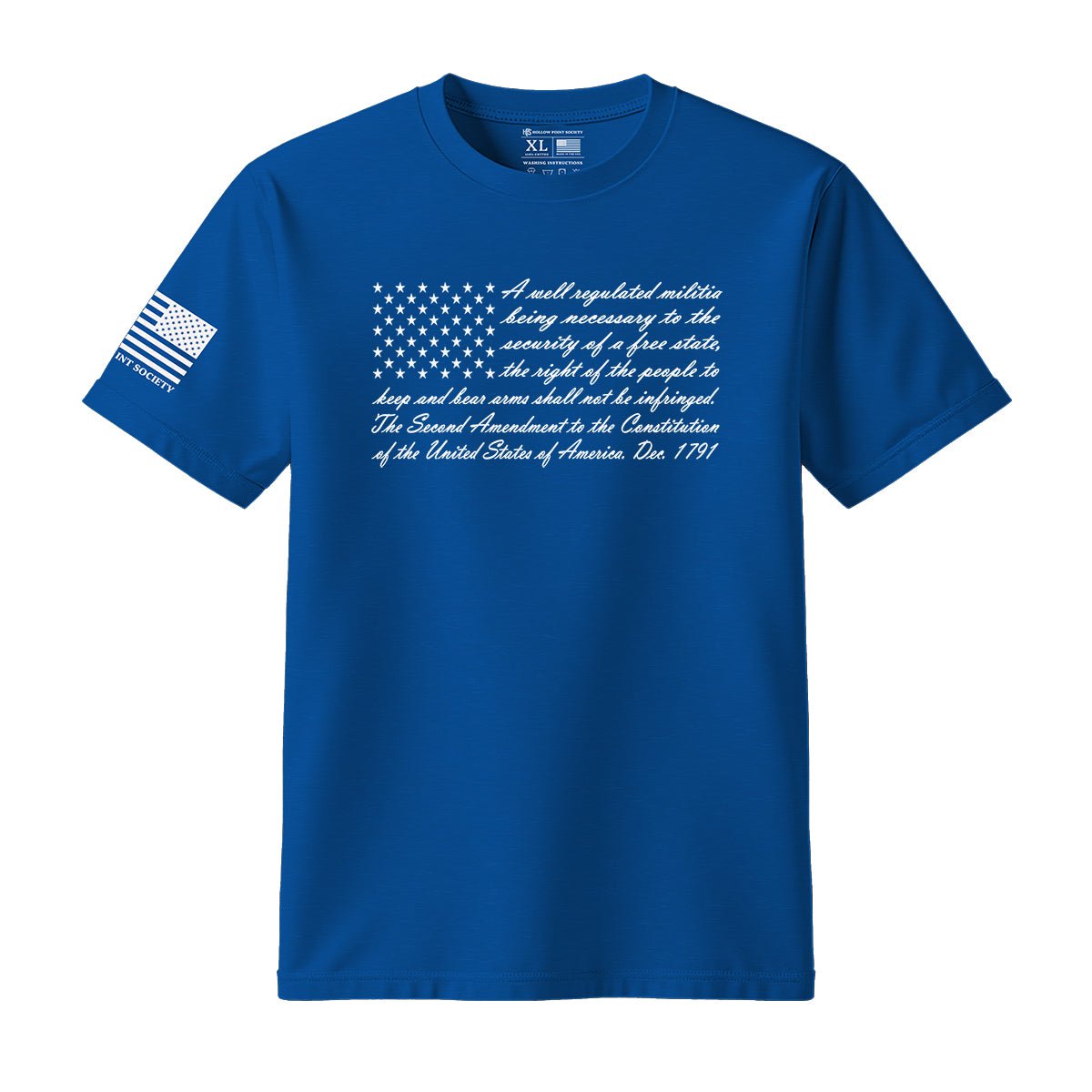 2nd Amendment American Flag T-Shirt - Hollow Point Society - T-Shirt