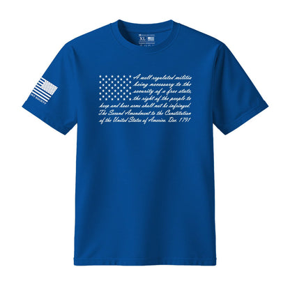 2nd Amendment American Flag T-Shirt - Hollow Point Society - T-Shirt