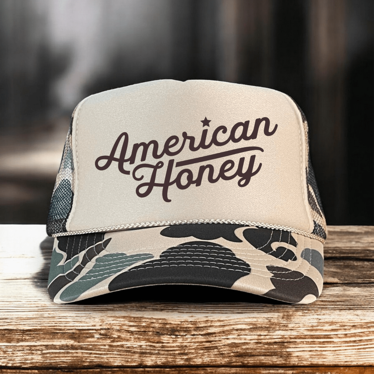 American Honey Summer Country Classic Foam Trucker Hat Trucker Hat