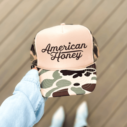 American Honey Summer Country Classic Foam Trucker Hat Trucker Hat