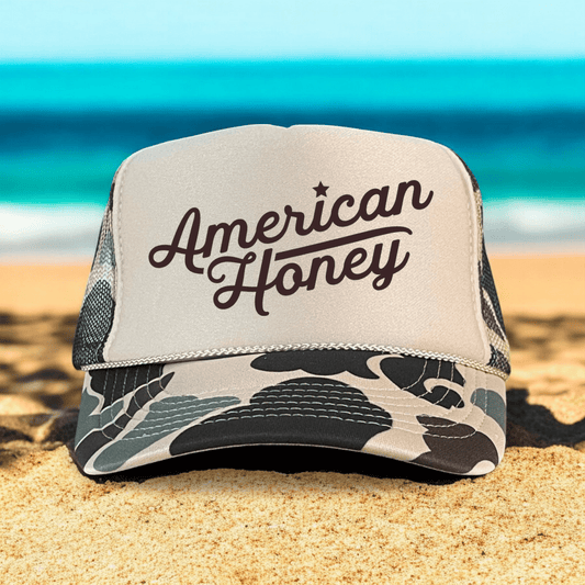 American Honey Summer Country Classic Foam Trucker Hat Trucker Hat