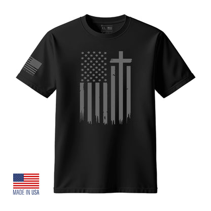 American Flag Cross T-Shirt