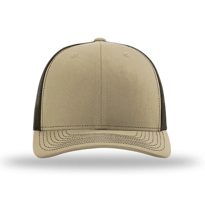 DAD 2A 2nd Amendment Patriotic Leather Patch Hat Khaki/Brown Patch Hat