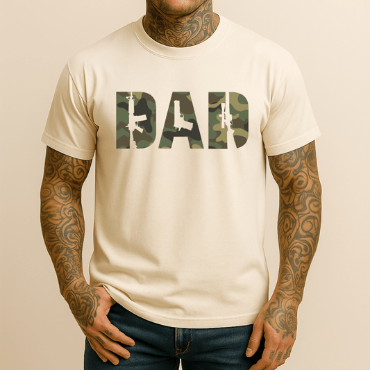 Dad 2A Camo Men's Patriotic T Shirt T-Shirt