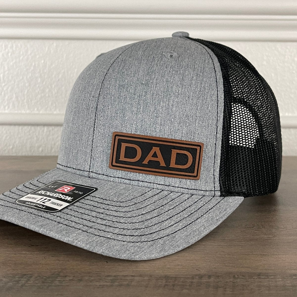 DAD Side Leather Patch Hat Patch Hat - VividEditions