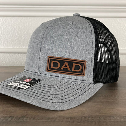 DAD Side Leather Patch Hat Patch Hat - VividEditions