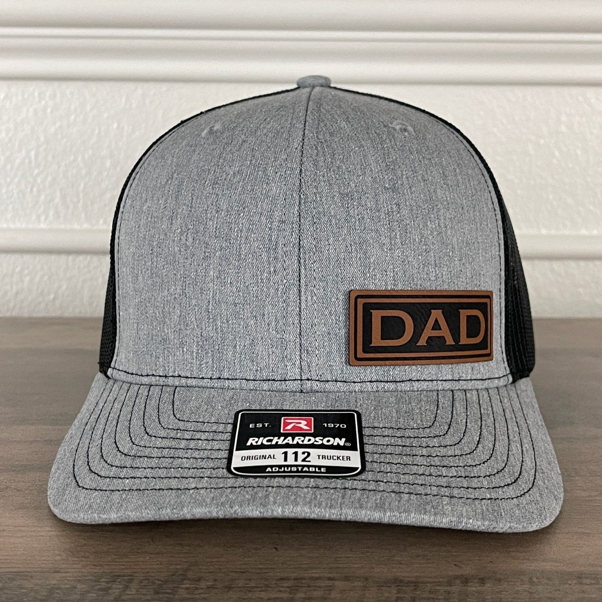 DAD Side Leather Patch Hat Patch Hat - VividEditions