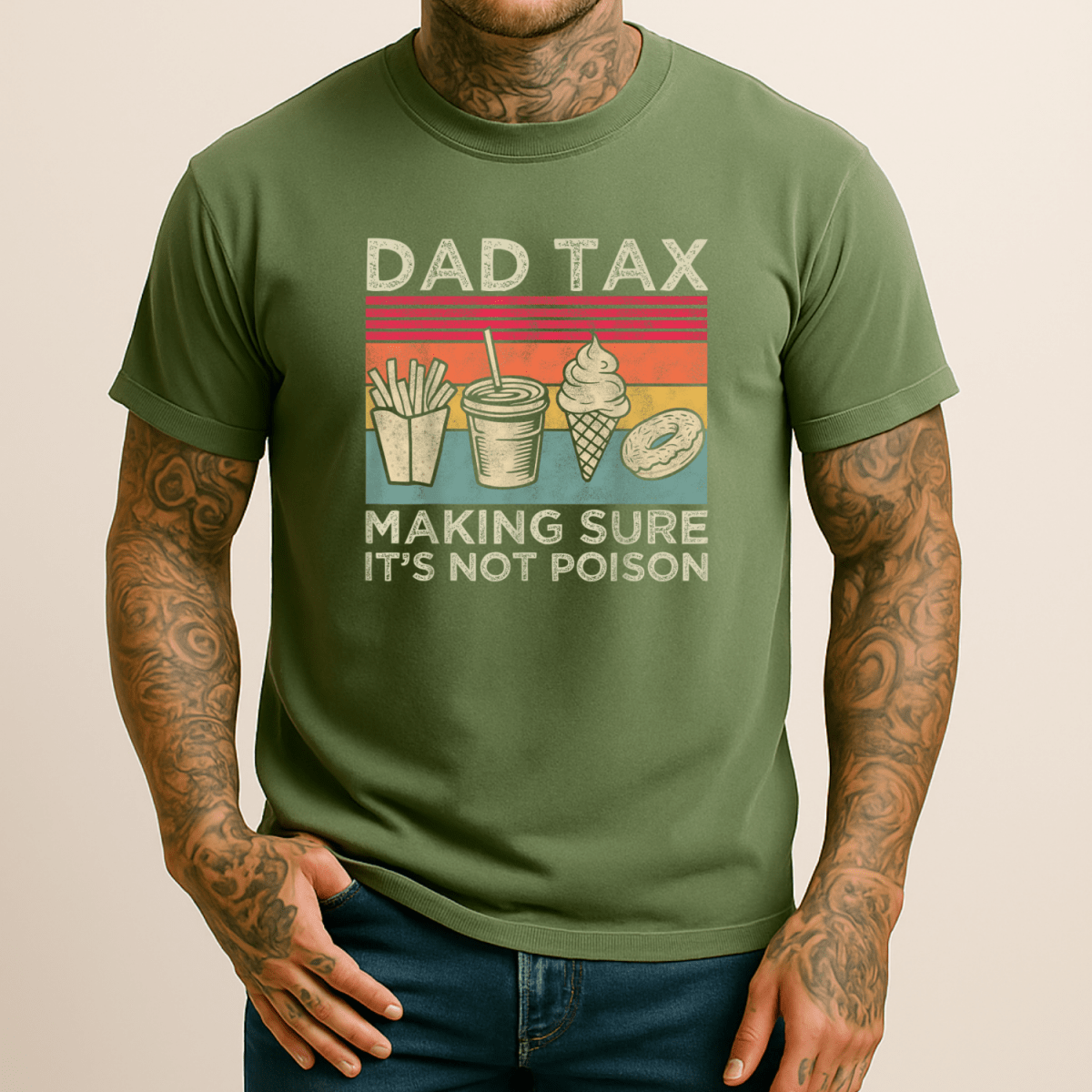 Dad Tax Funny Men's T Shirt T-Shirt