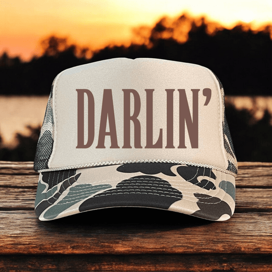 DARLIN' Country Classic Foam Trucker Hat Trucker Hat