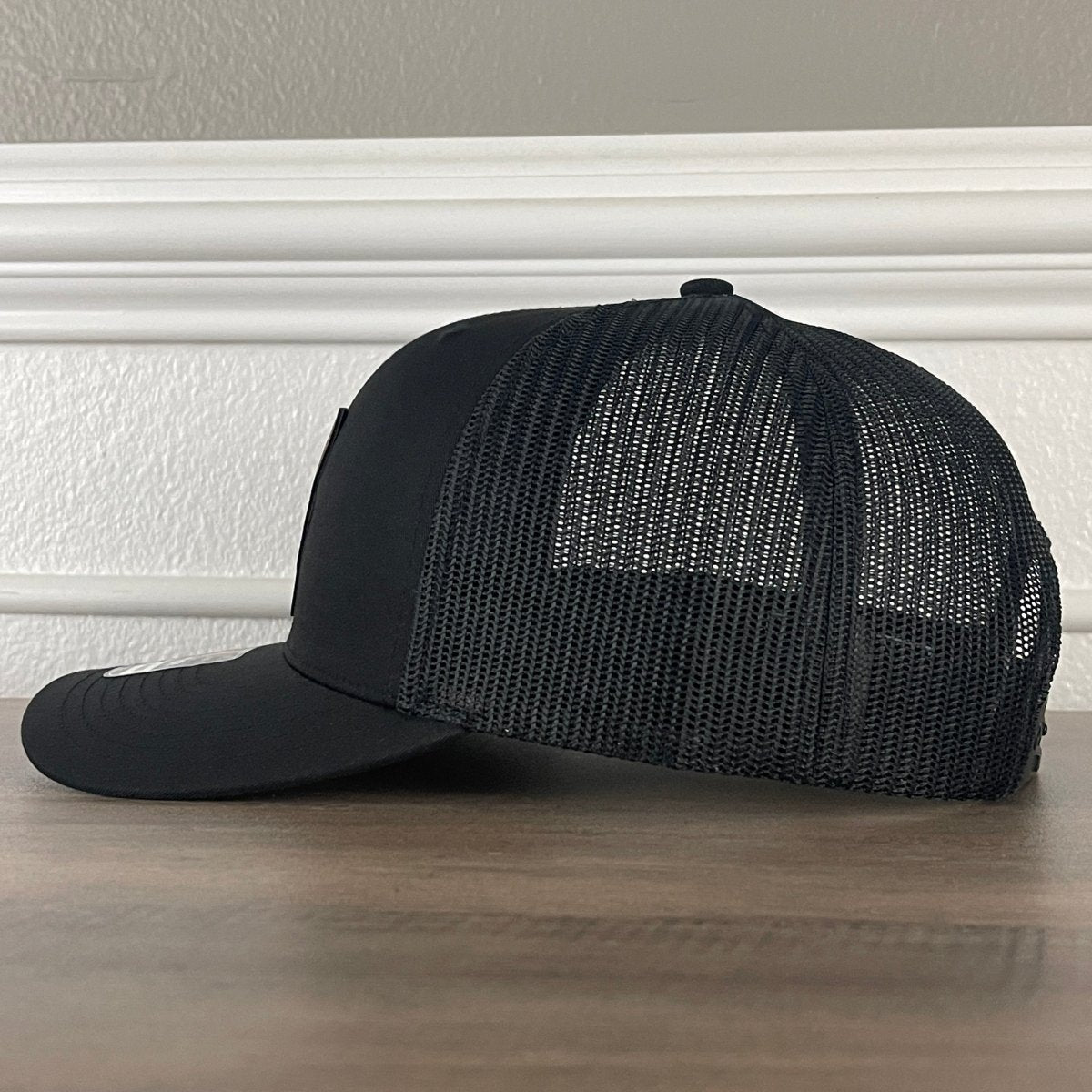 DEFEND THE 2ND Flag 2A 2nd Amendment Leather Patch Hat Black Patch Hat - VividEditions