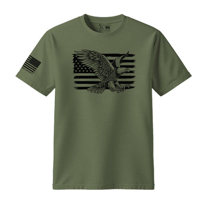 Eagle American Flag T-Shirt - Hollow Point Society - T-Shirt