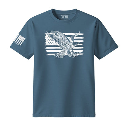 Eagle American Flag T-Shirt - Hollow Point Society - T-Shirt