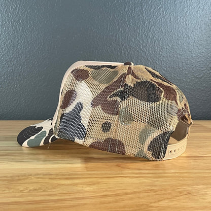 Excuse Me, You Look Like You Love Me Funny Classic Foam Trucker Hat Tan/Camo Trucker Hat
