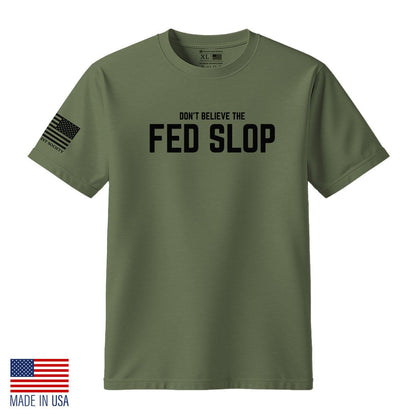 Fed Slop T-Shirt Men's Patriotic Cotton Tee