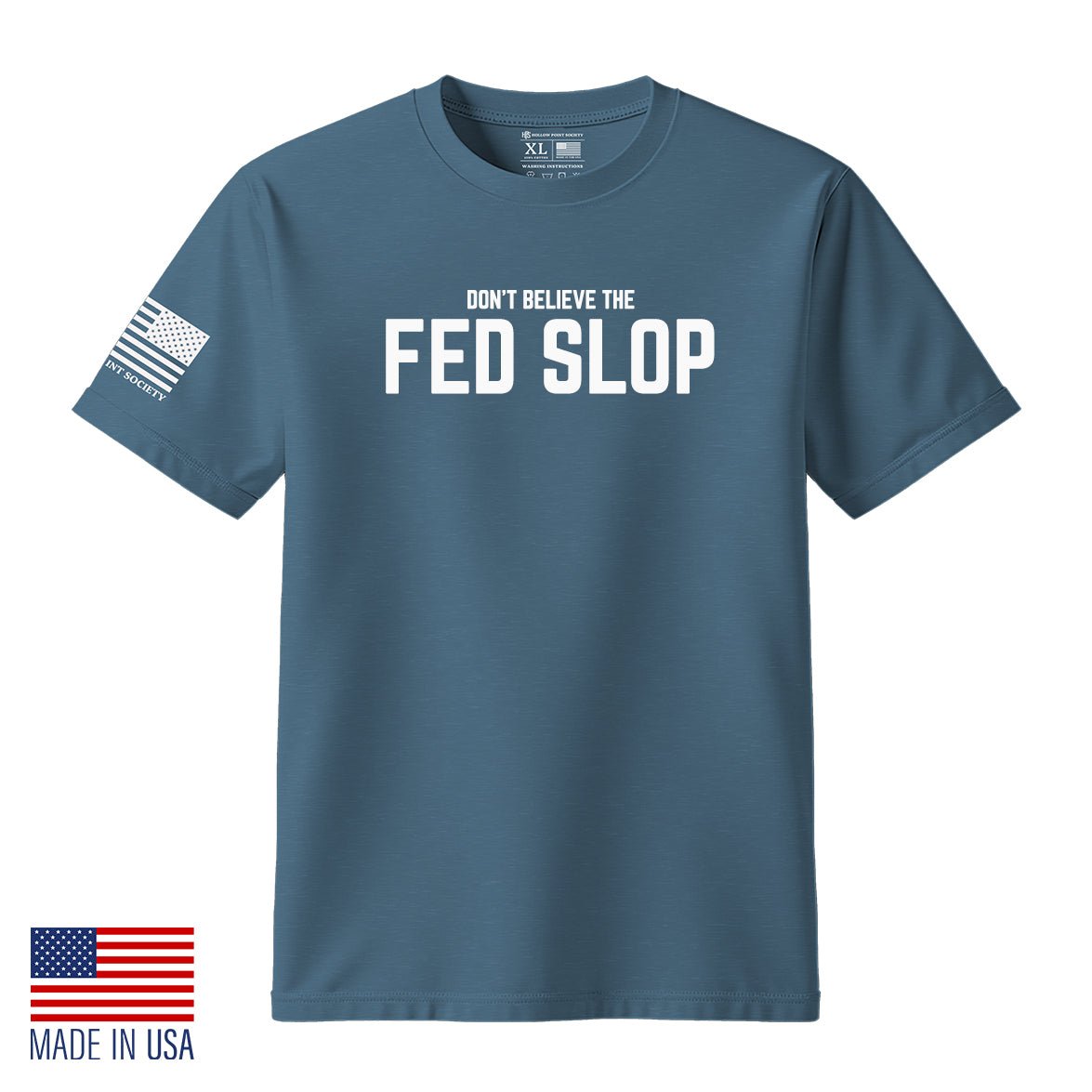 Fed Slop T-Shirt Men's Patriotic Cotton Tee