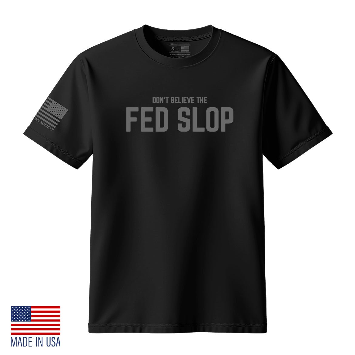 Fed Slop T-Shirt Men's Patriotic Cotton Tee