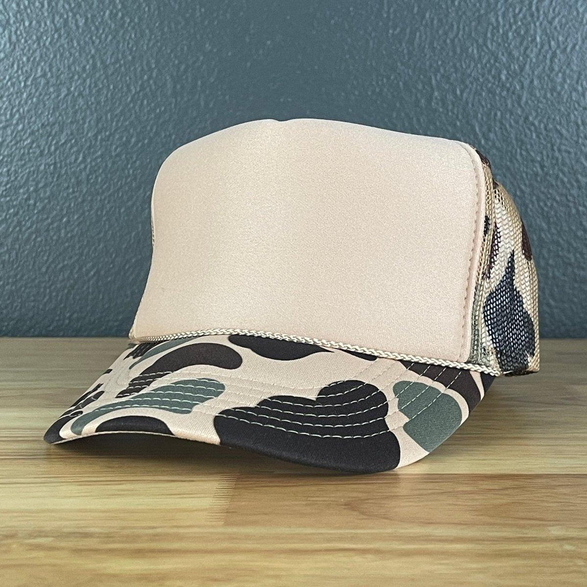 Howdy Darlin' Classic Foam Trucker Hat Tan/Camo Trucker Hat