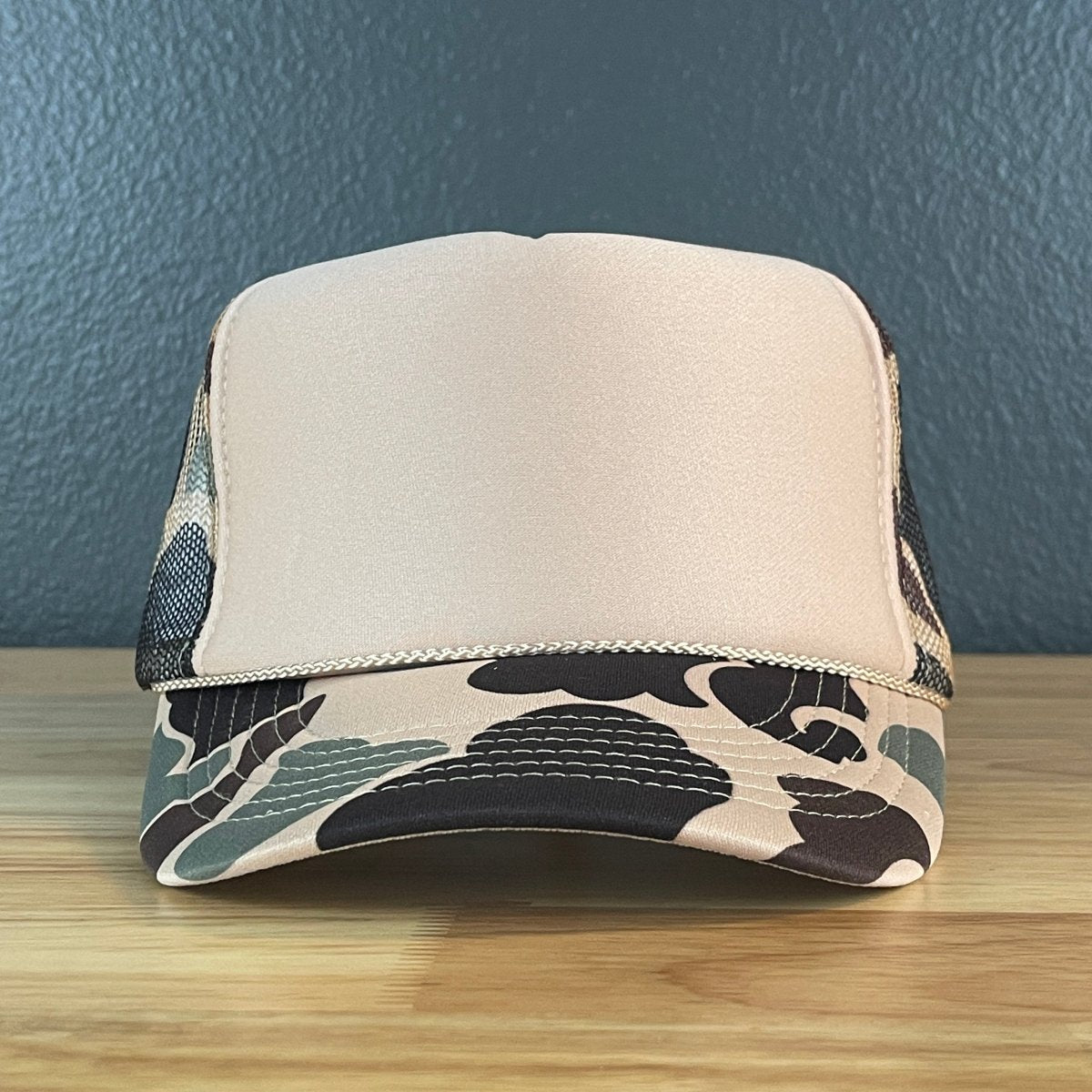 Howdy Darlin' Classic Foam Trucker Hat Tan/Camo Trucker Hat