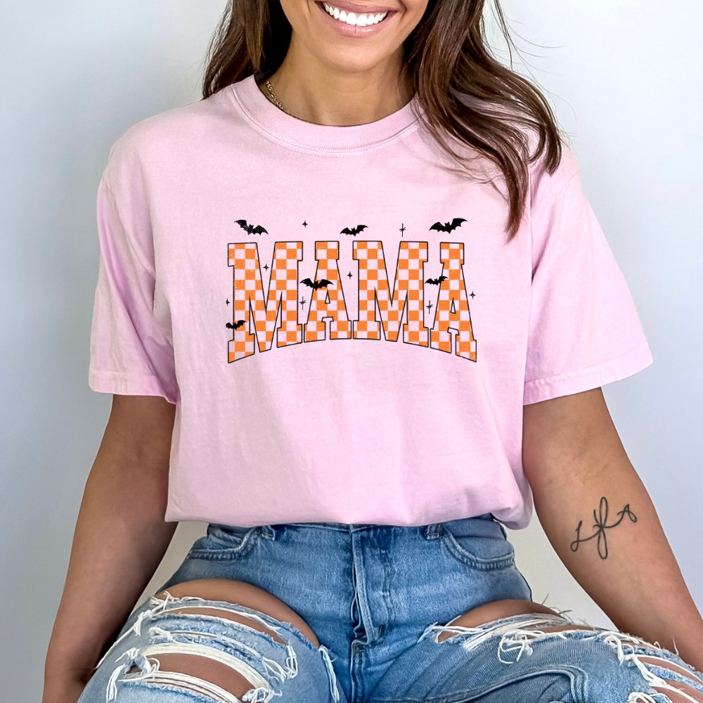 MAMA Bats Halloween Ladies Shirt (2 colors) T-Shirt