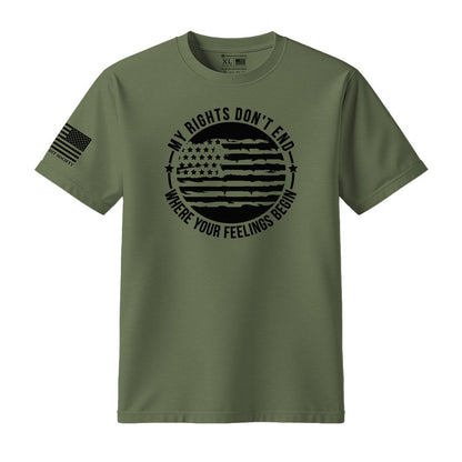 My Rights Don't End Where Your Feelings Begin T-Shirt - Hollow Point Society - T-Shirt