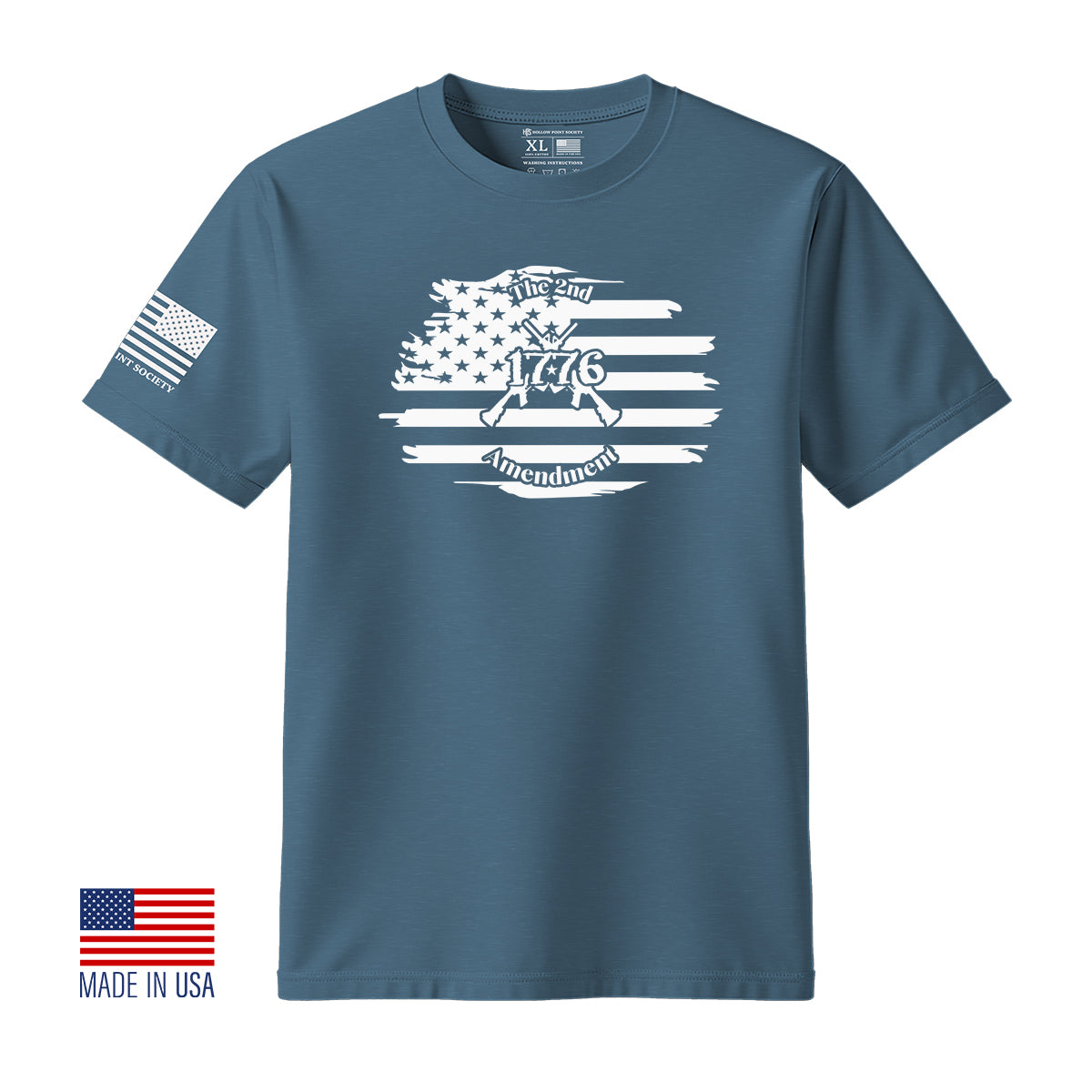 2nd Amendment 1776 American Flag T-Shirt