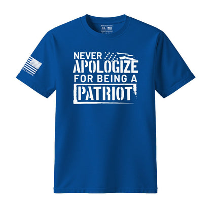 Never Apologize For Being A Patriot T-Shirt - Hollow Point Society - T-Shirt