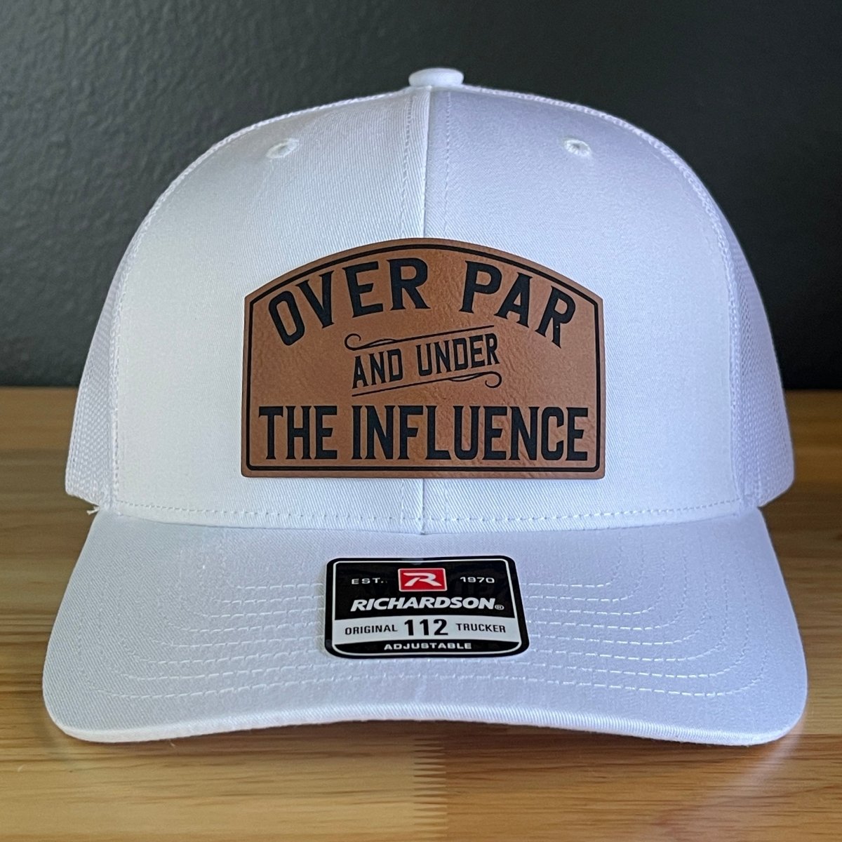 Over Par & Under The Influence Golf Hat SnapBack Trucker Hat Patch Hat