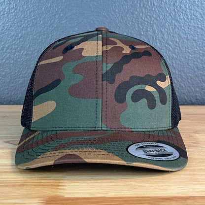 PAPA SnapBack Side Leather Patch Hat Patch Hat