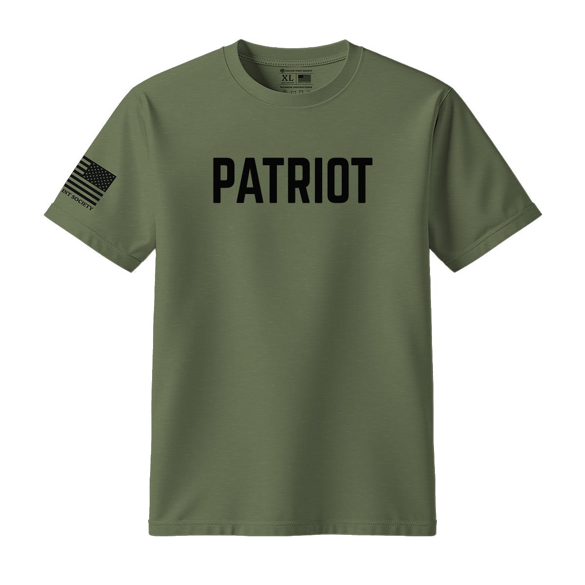 PATRIOT American Flag Sleeve T-Shirt - Hollow Point Society - T-Shirt