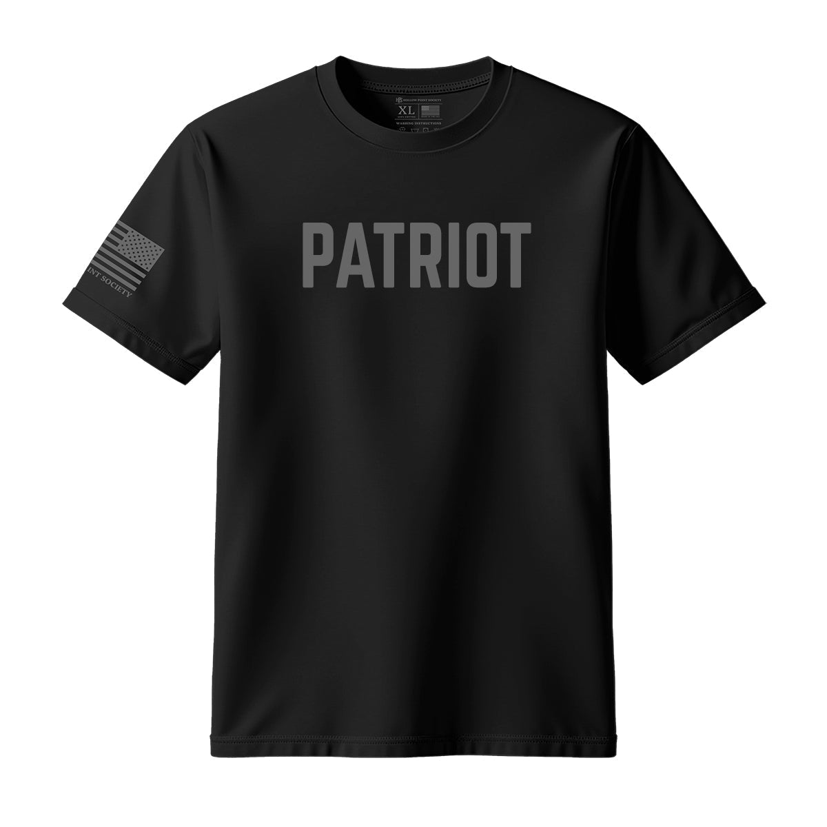 PATRIOT American Flag Sleeve T-Shirt - Hollow Point Society - T-Shirt