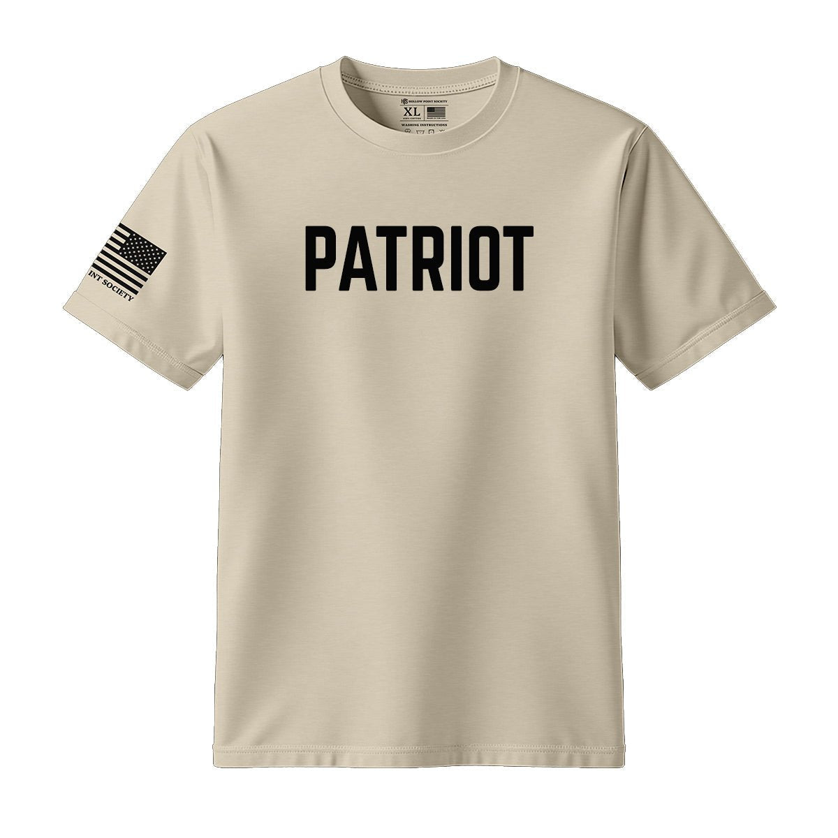 PATRIOT American Flag Sleeve T-Shirt - Hollow Point Society - T-Shirt