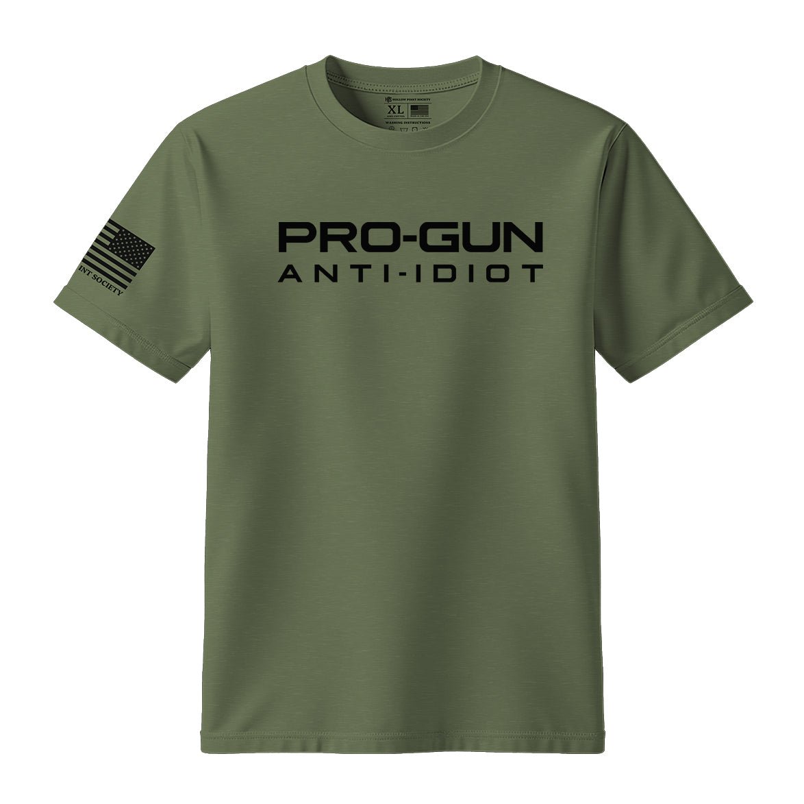 Pro Gun - Anti Idiot T-Shirt - Hollow Point Society - T-Shirt