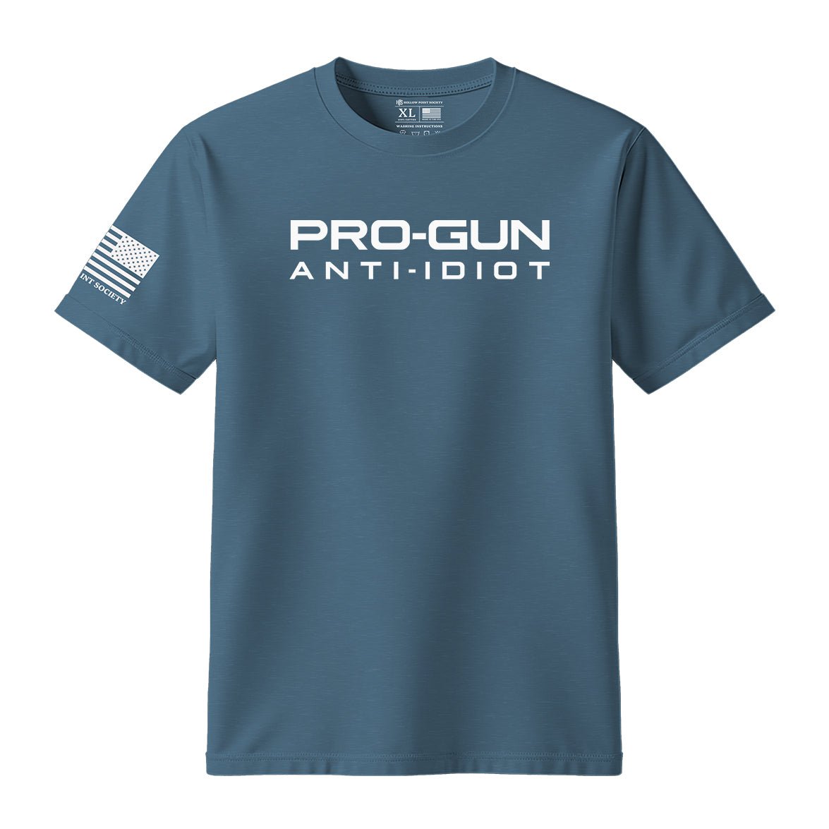 Pro Gun - Anti Idiot T-Shirt - Hollow Point Society - T-Shirt