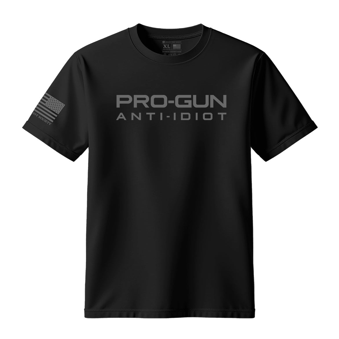 Pro Gun - Anti Idiot T-Shirt - Hollow Point Society - T-Shirt