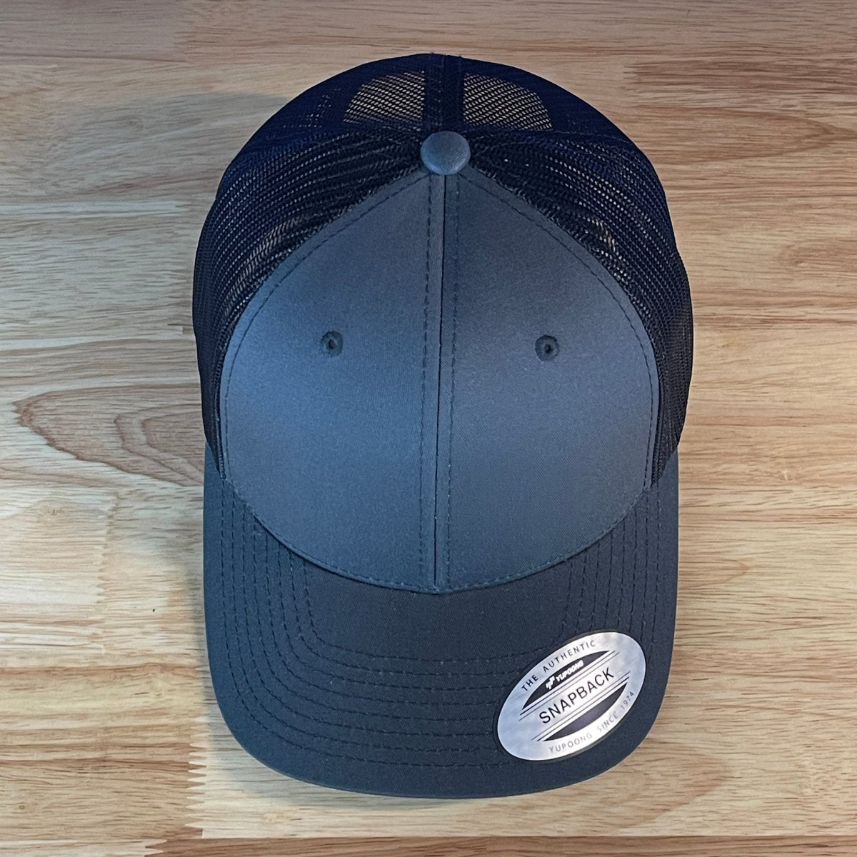 PUNISHER SKULL 1776 WE THE PEOPLE Black Side Leather Patch Hat Charcoal/Black Patch Hat