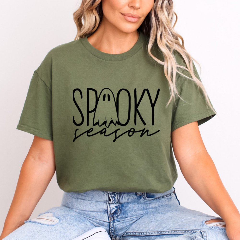 Spooky Season Ladies Halloween Shirt (4 colors) T-Shirt