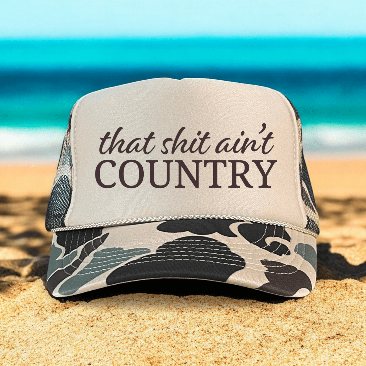 That Ain't Country Funny Sassy Southern Summer Classic Foam Trucker Hat Trucker Hat