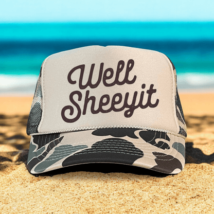 Well Sheeyit Sassy Southern Country Summer Classic Foam Trucker Hat Trucker Hat