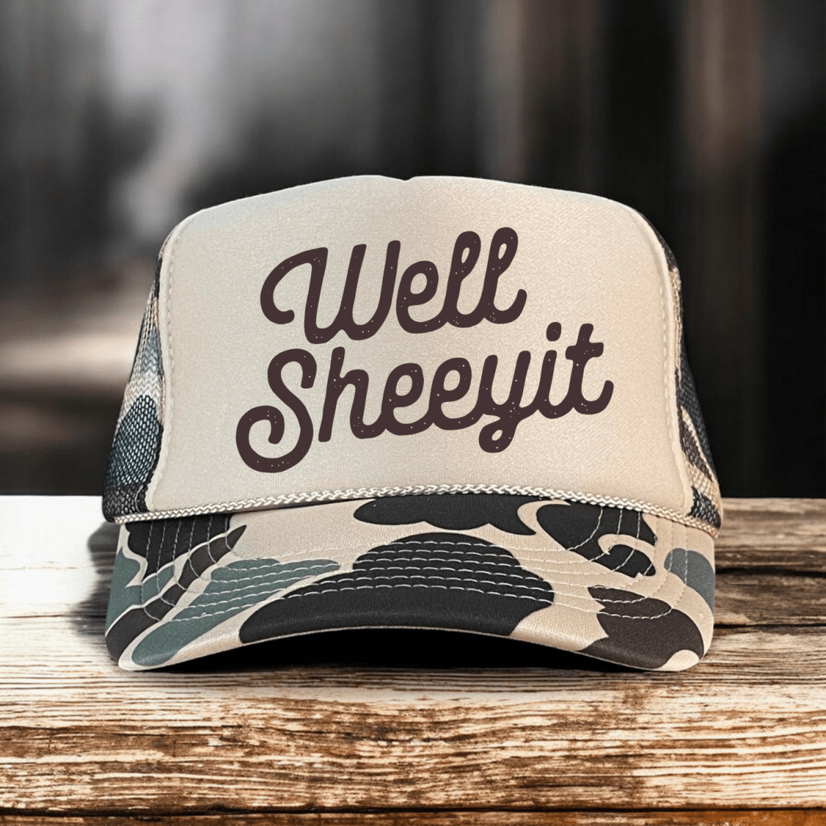 Well Sheeyit Sassy Southern Country Summer Classic Foam Trucker Hat Trucker Hat