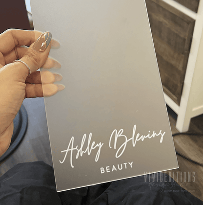 Personalized Acrylic Balayage Foil Board, Custom Engraved (3 sizes) - VividEditions