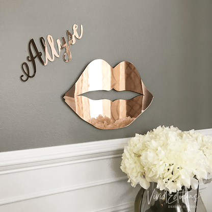Rose Gold Mirror Lips - VividEditions